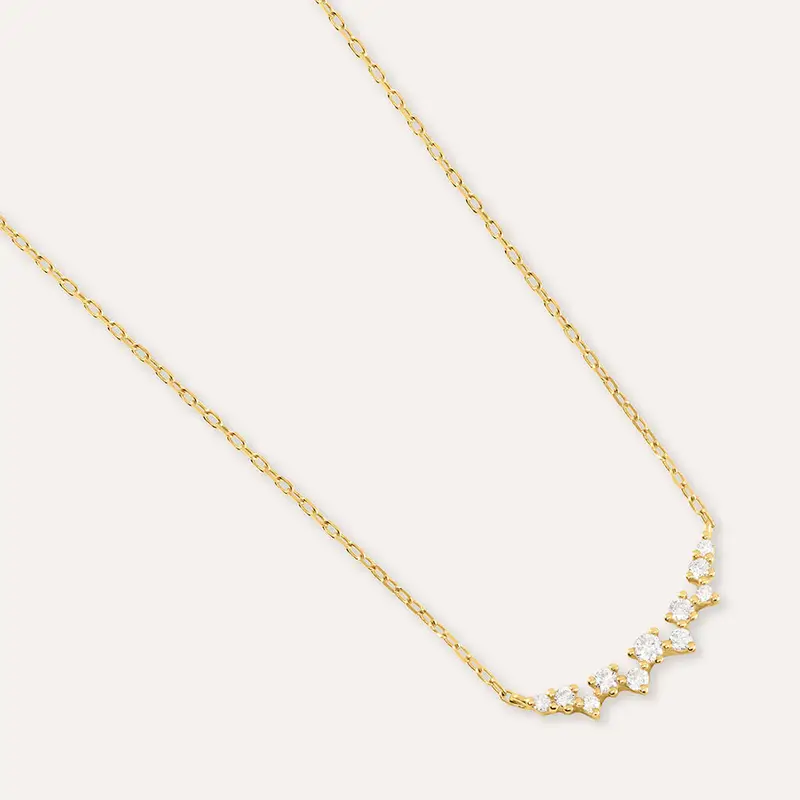 Collana Diamade Glam Oro Giallo Diamante Lab-Grown miniatura 2