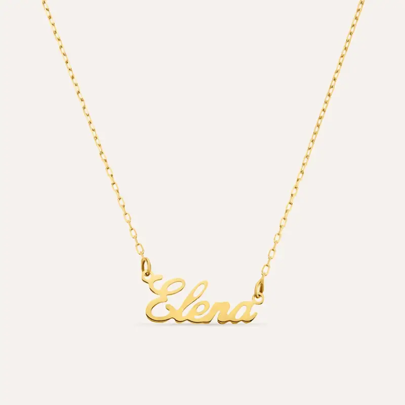 Collana Elena Gold Names Oro Giallo