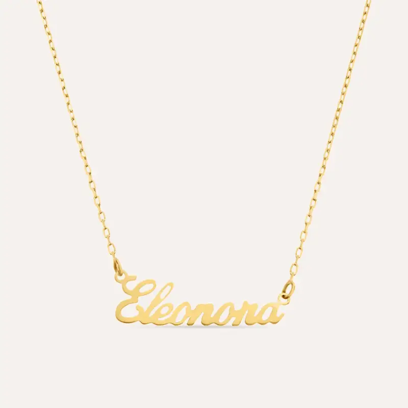 Collana Eleonora Gold Names Oro Giallo