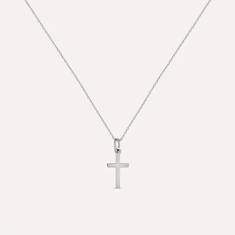 Collana Gentleman Argento Rodiato