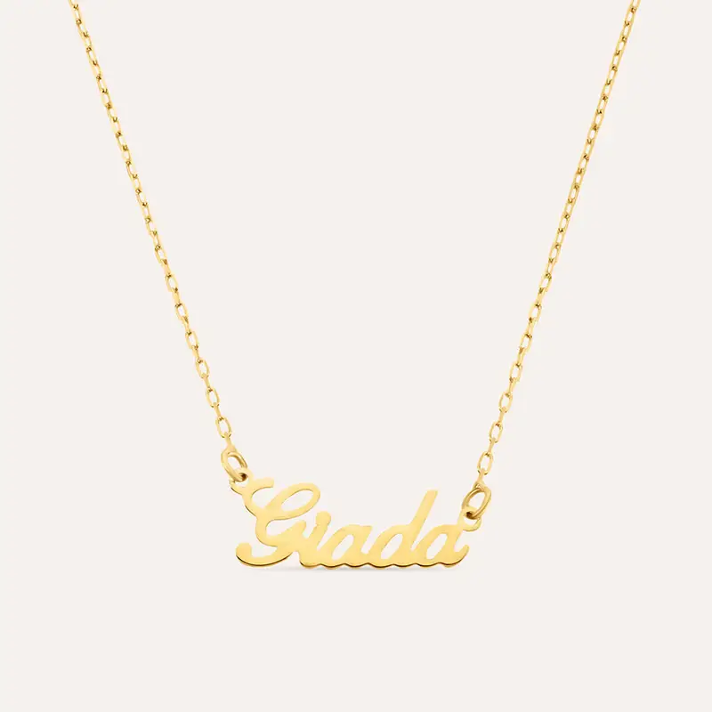 Collana Giada Gold Names Oro Giallo