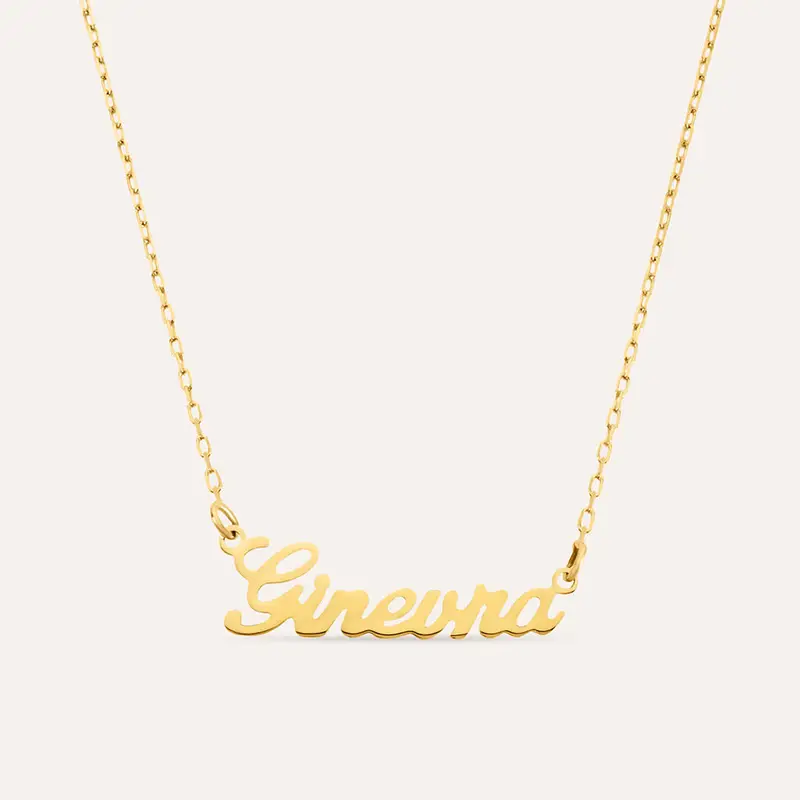 Collana Ginevra Gold Names Oro Giallo