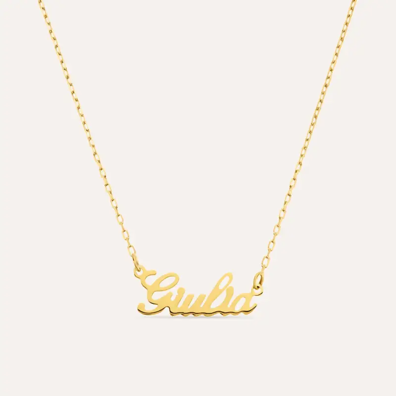 Collana Giulia Gold Names Oro Giallo