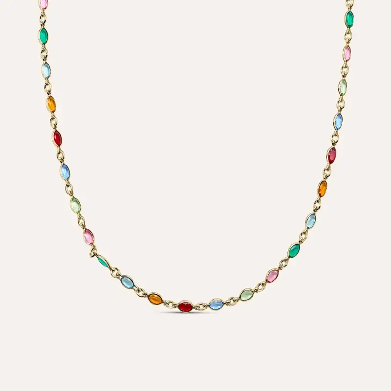 Collana Golden Dream Placcato Oro Giallo Cubic Zirconia