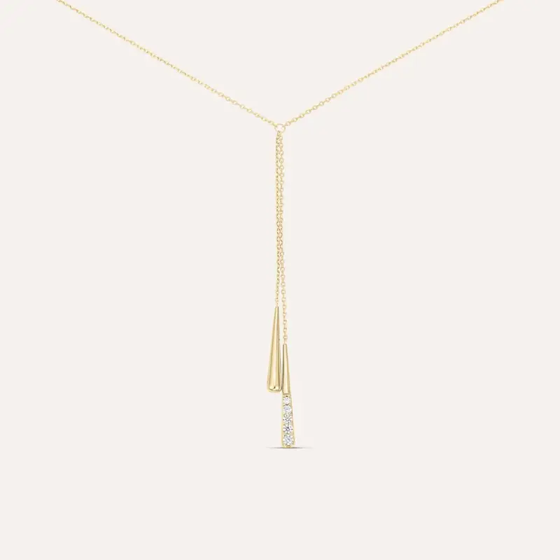 Collana Golden Dreams Placcato Oro Giallo Cubic Zirconia