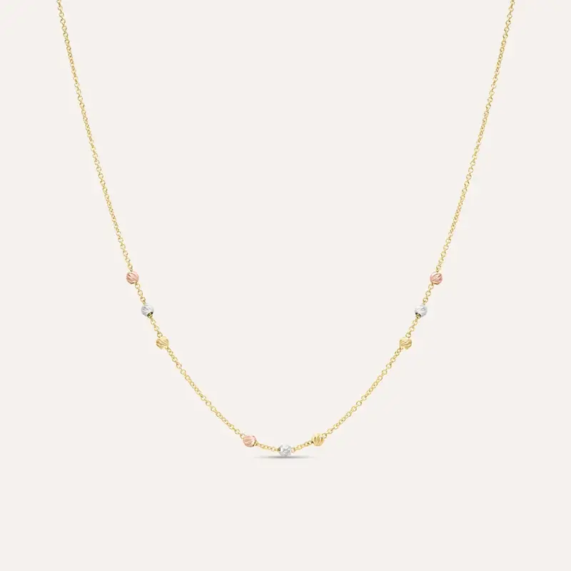 Collana Golden Lover Oro Tricolore