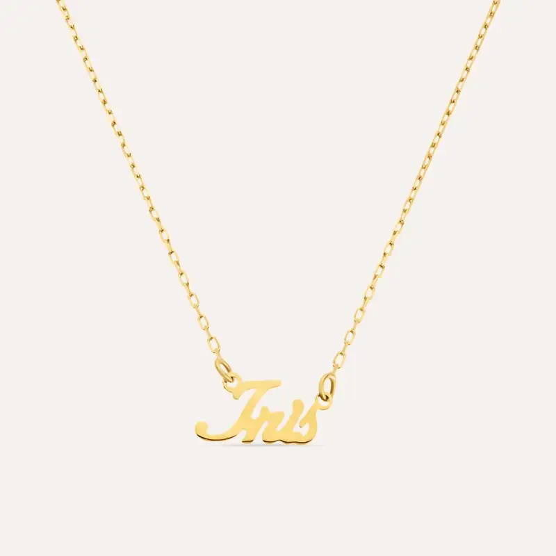 Collana Iris Gold Names Oro Giallo