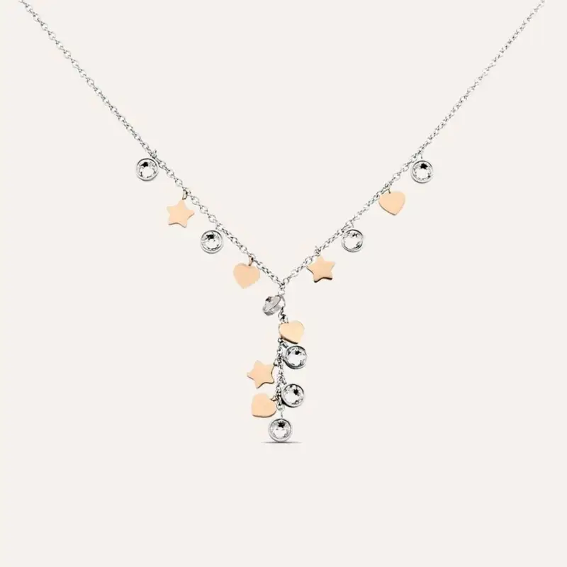 Collana Lady Chic Wow Acciaio Bicolore