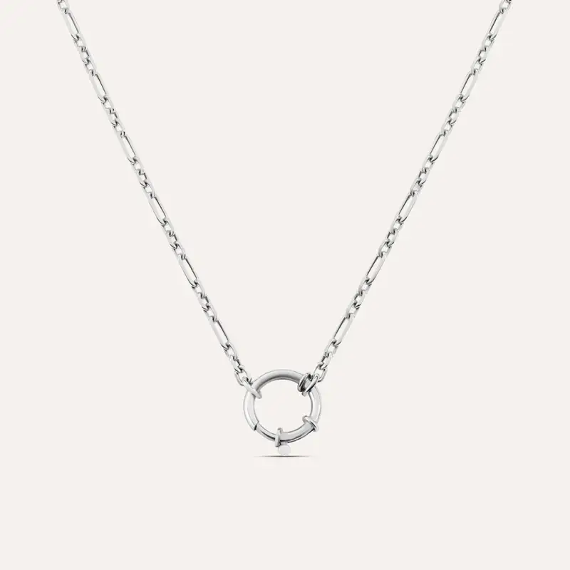 Collana Love Beats Argento Rodiato