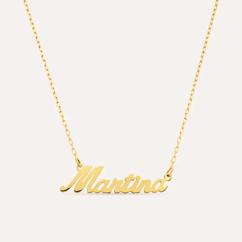 Collana Martina Gold Names Oro Giallo