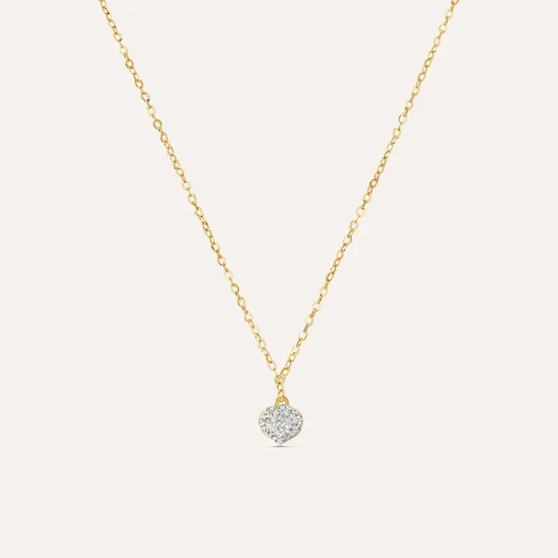 Collana Mon Petit Oro Giallo Cristallo