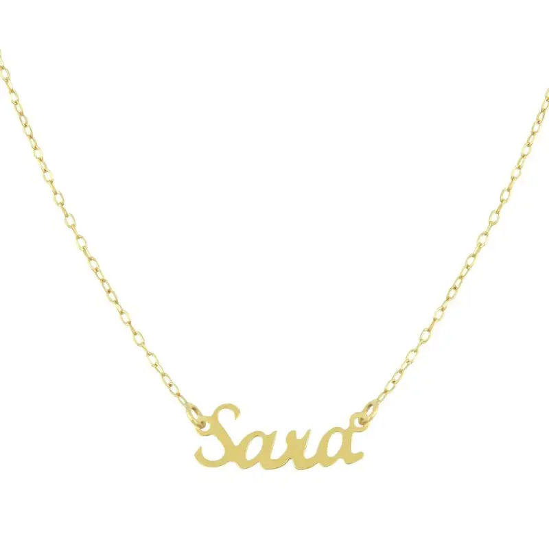 Collana Name Oro Giallo