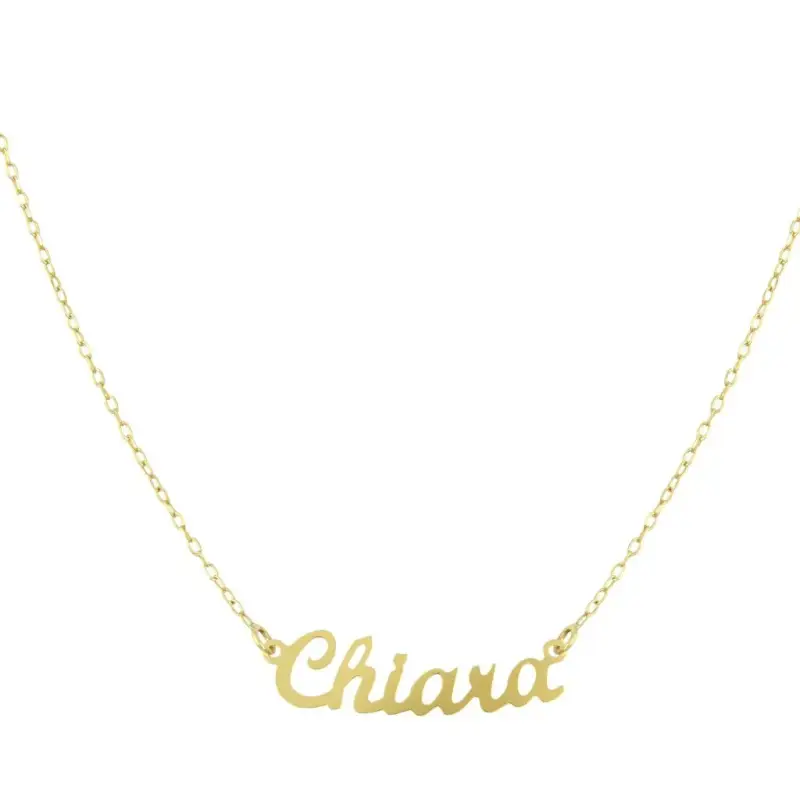 Collana Name Oro Giallo