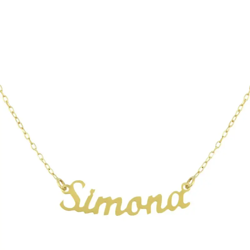 Collana Name Oro Giallo