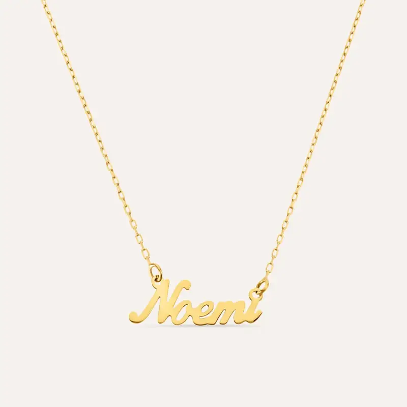 Collana Noemi Gold Names Oro Giallo