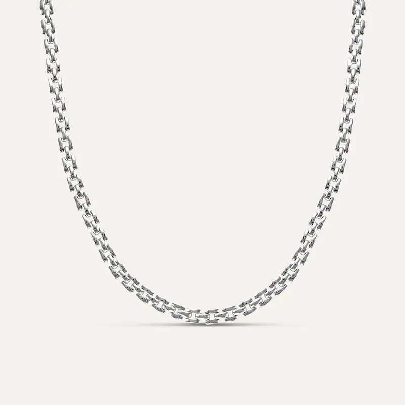 Collana Panther Chain Moonlight Acciaio