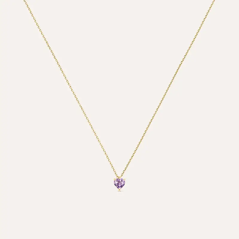 Collana Punto Luce Amélie Oro Giallo Ametista