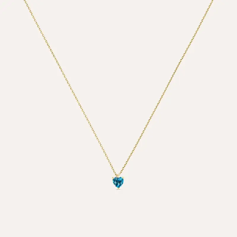 Collana Punto Luce Amélie Oro Giallo Topazio