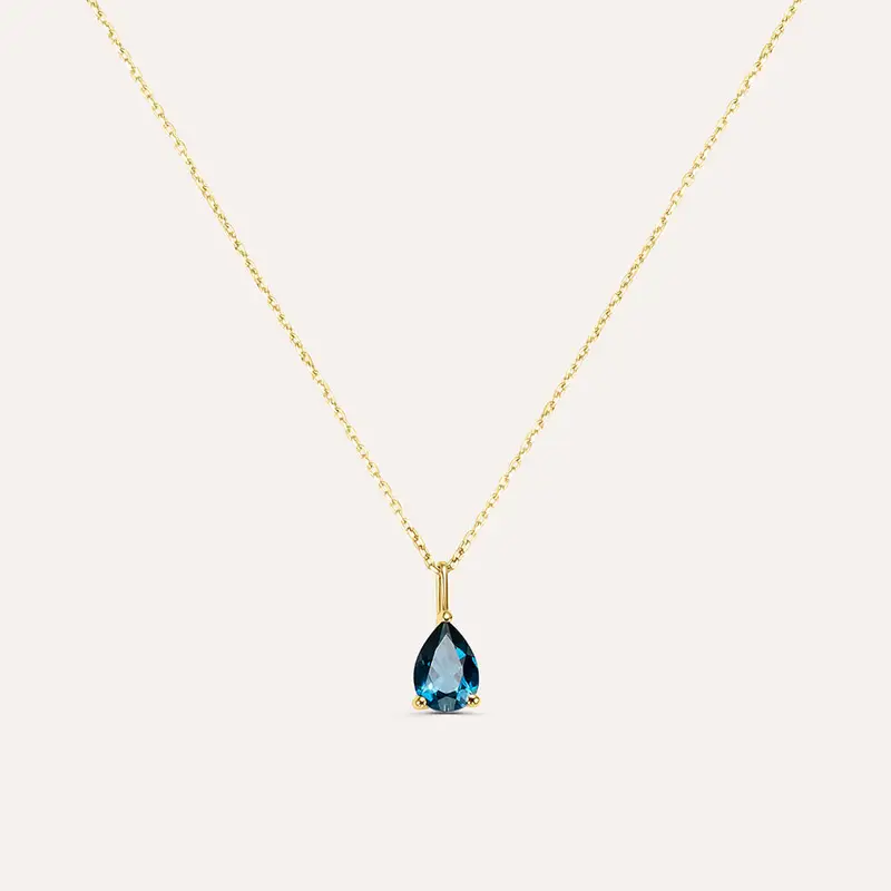 Collana Punto Luce Amélie Oro Giallo Topazio