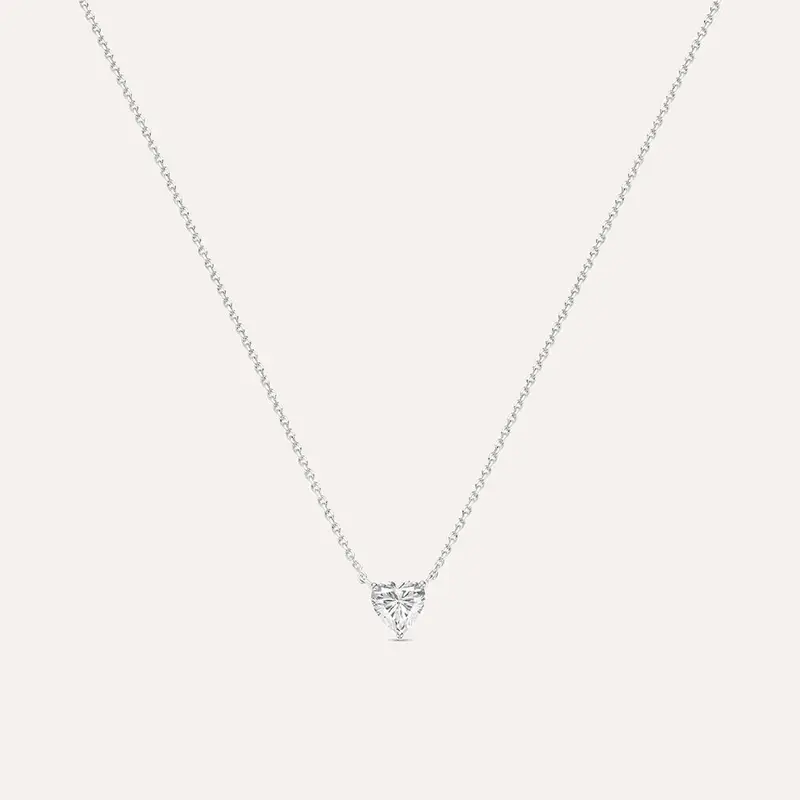 Collana Punto Luce Claire Oro Bianco Cubic Zirconia