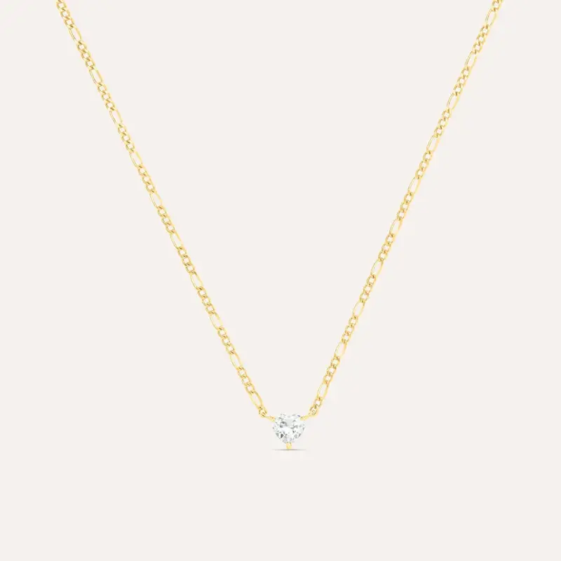 Collana Punto Luce Claire Oro Giallo Cubic Zirconia