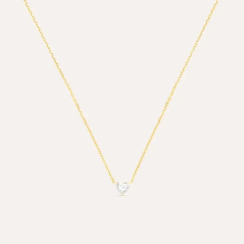 Collana Punto Luce Claire Oro Giallo Cubic Zirconia