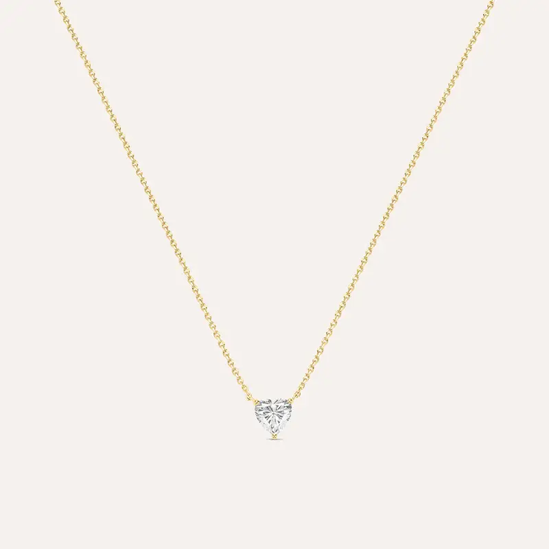 Collana Punto Luce Claire Oro Giallo Cubic Zirconia