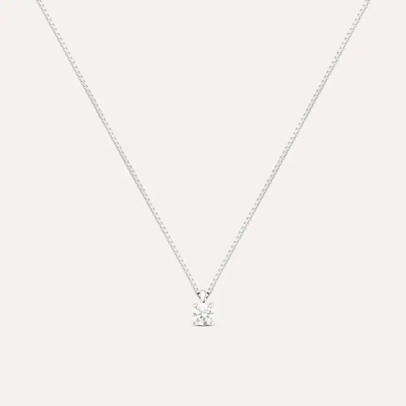 Collana Punto Luce Firmamenti Oro Bianco Diamante