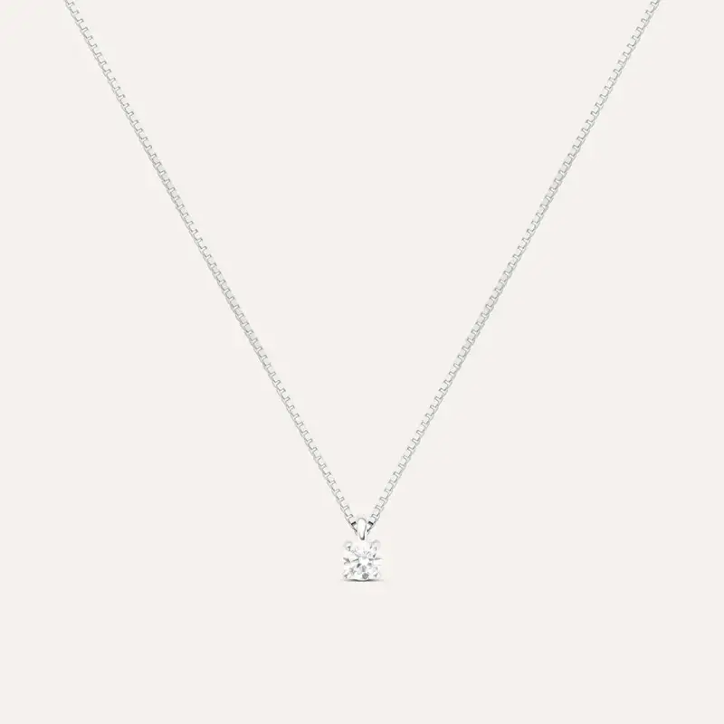 Collana Punto Luce Firmamenti Oro Bianco Diamante