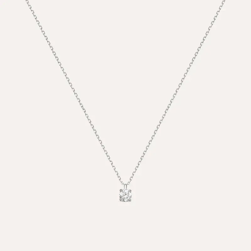 Collana Punto Luce Firmamenti Oro Bianco Diamante