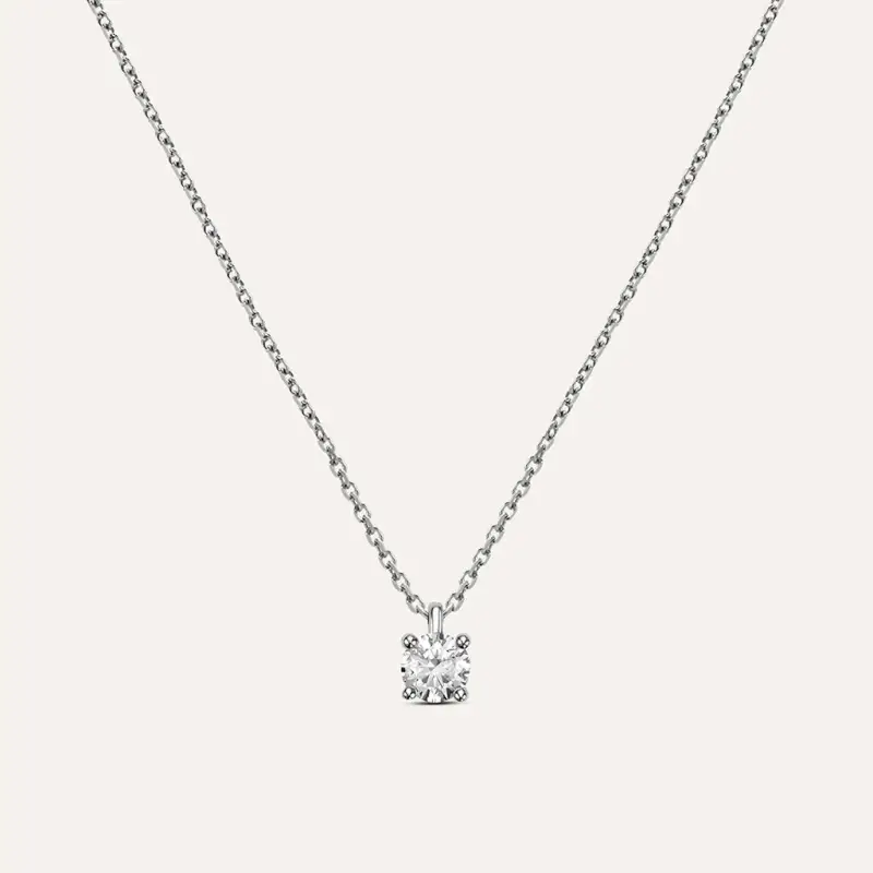 Collana Punto Luce Firmamenti Oro Bianco Diamante