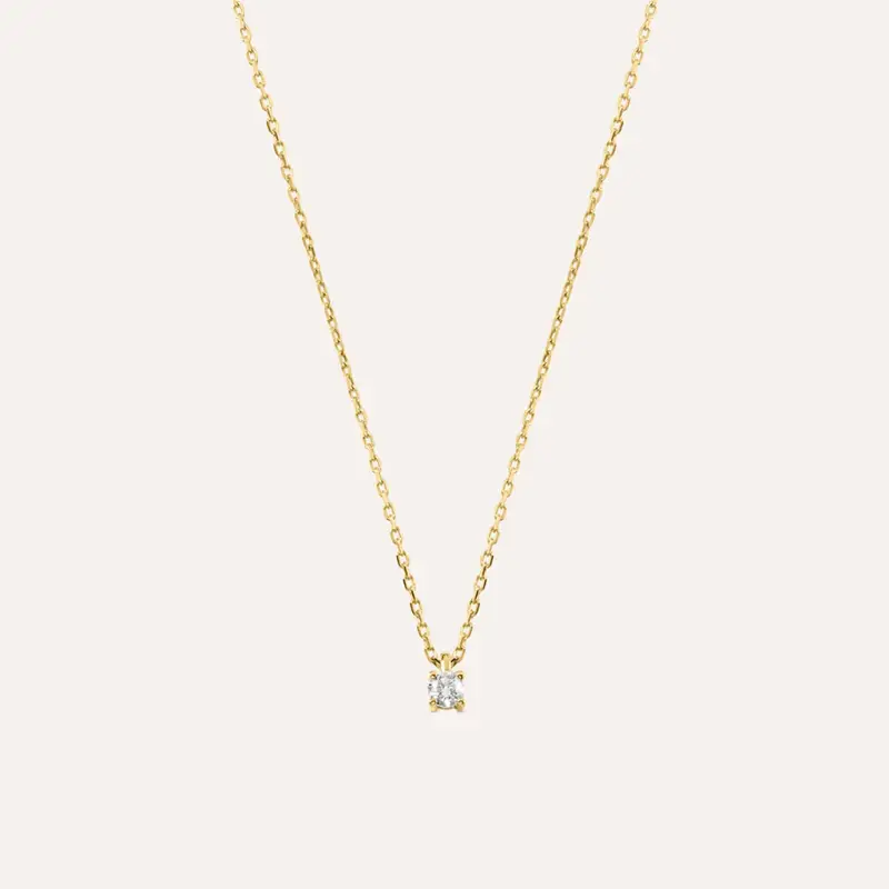 Collana Punto Luce Grace Oro Giallo Diamante