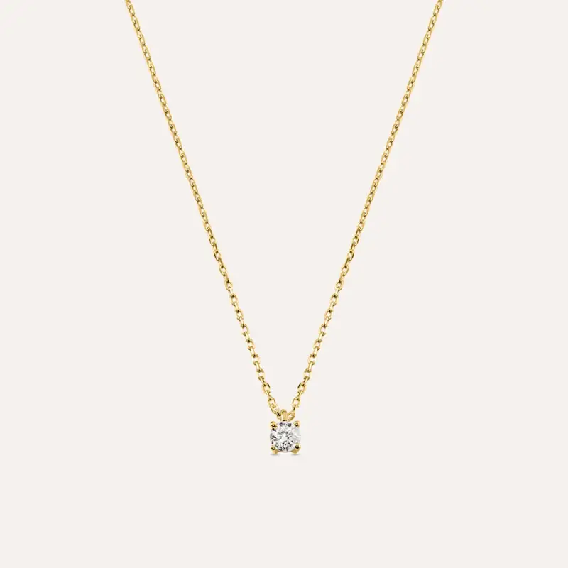 Collana Punto Luce Grace Oro Giallo Diamante