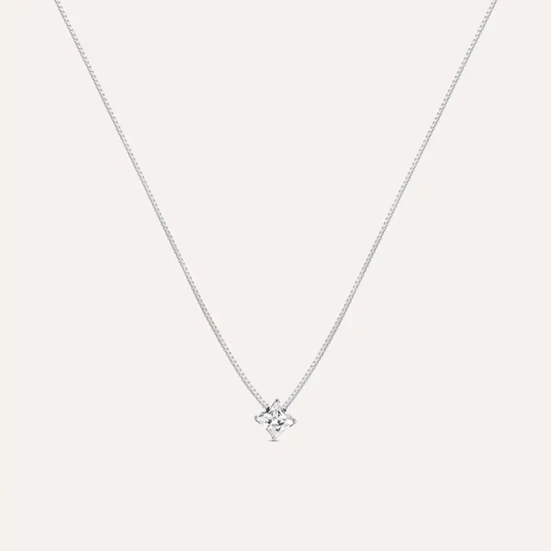 Collana Punto Luce Silver Elegance Argento Bianco Cubic Zirconia