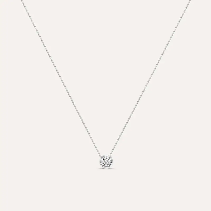 Collana Punto Luce Silver Elegance Argento Rodiato Cubic Zirconia