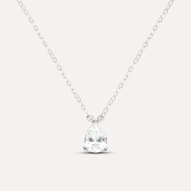 Collana Punto Luce Silver Elegance Argento Rodiato Cubic Zirconia