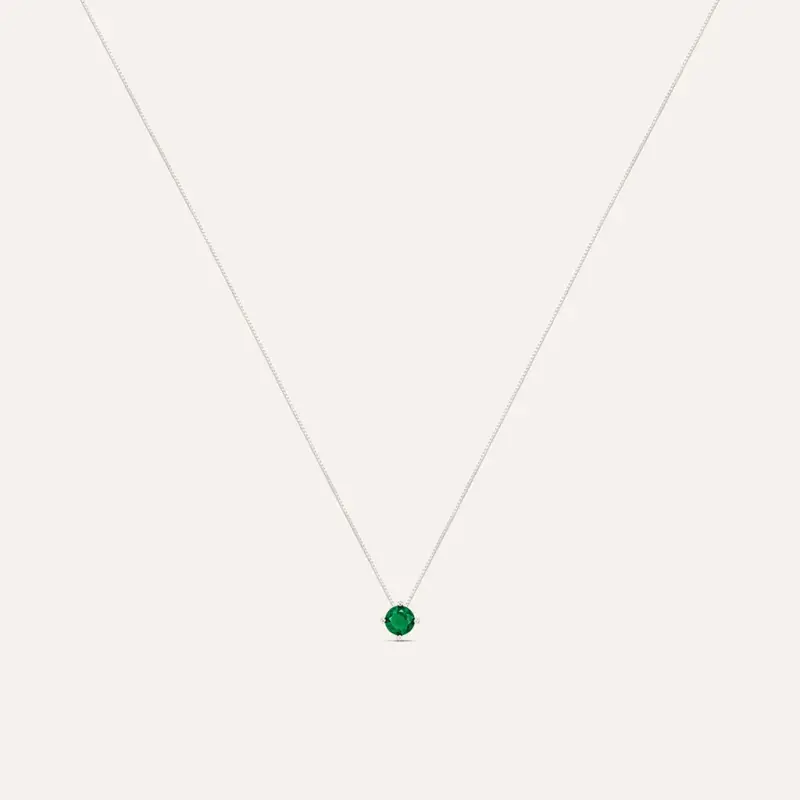 Collana Punto Luce Silver Rainbow Argento Rodiato Cubic Zirconia