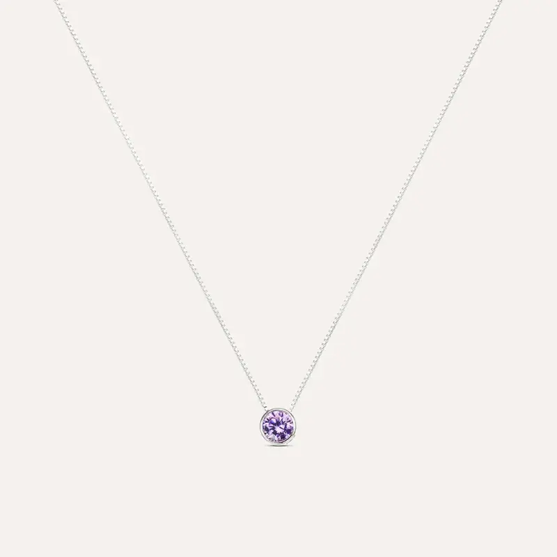 Collana Punto Luce Silver Rainbow Argento Rodiato Cubic Zirconia