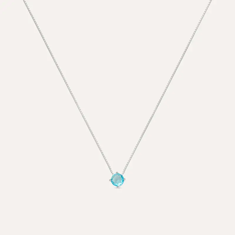 Collana Punto Luce Silver Rainbow Argento Rodiato Cubic Zirconia