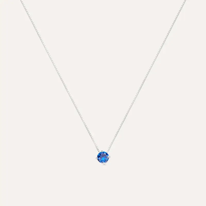 Collana Punto Luce Silver Rainbow Argento Rodiato Cubic Zirconia