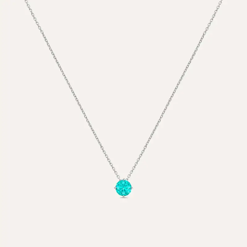 Collana Punto Luce Silver Rainbow Argento Rodiato Cubic Zirconia