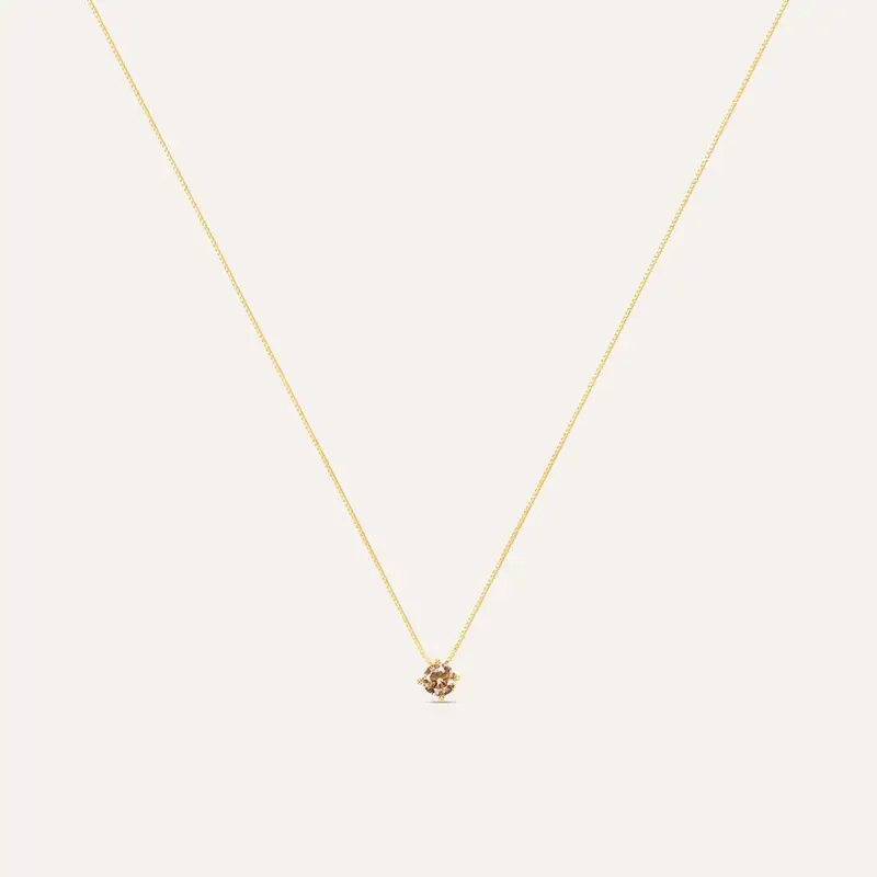 Collana Punto Luce Silver Rainbow Argento Rosa Cubic Zirconia