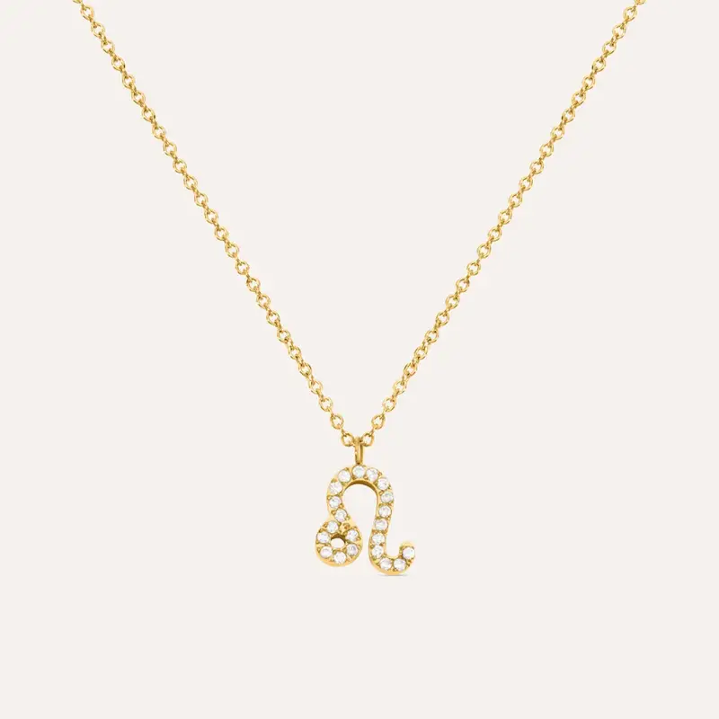 Collana Radiance Acciaio Dorato Cubic Zirconia