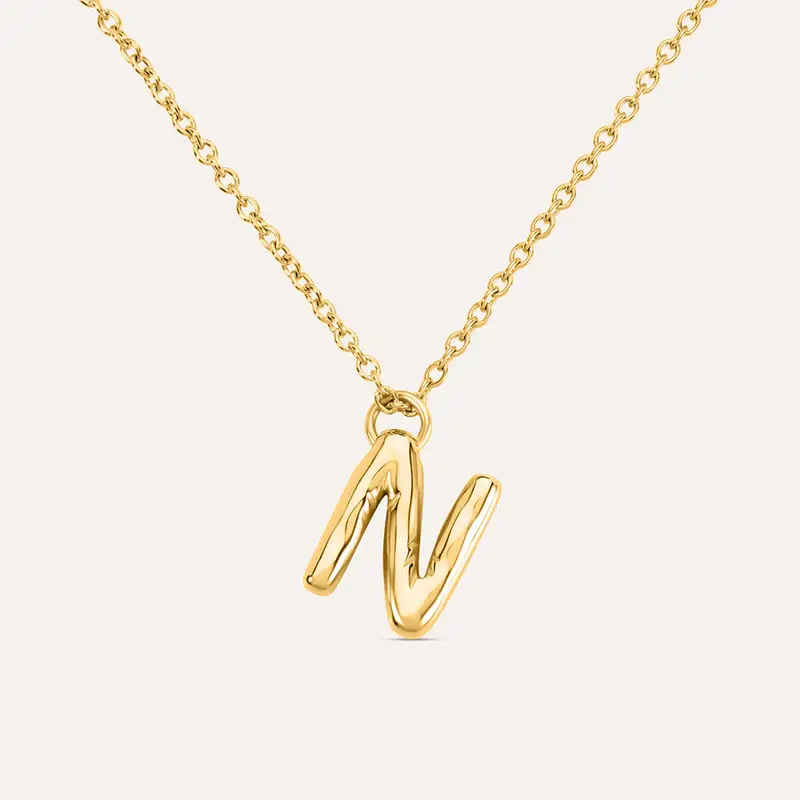 Collana Radiance Acciaio Dorato