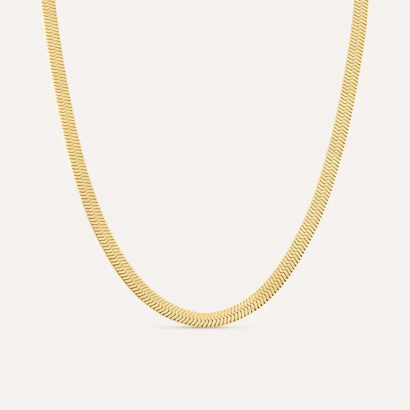 Collana Radiance Acciaio Dorato