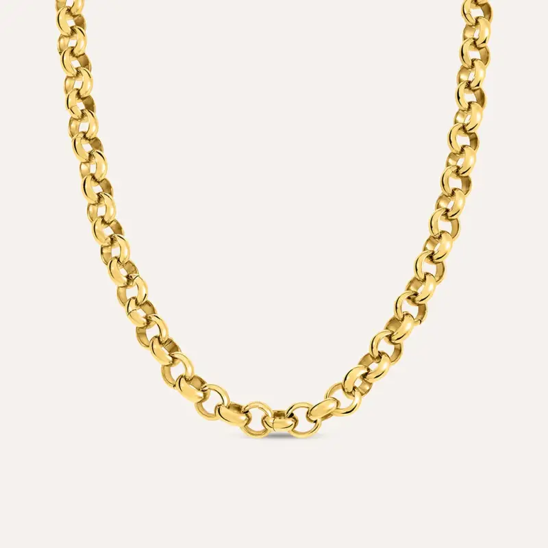 Collana Radiance Acciaio Dorato