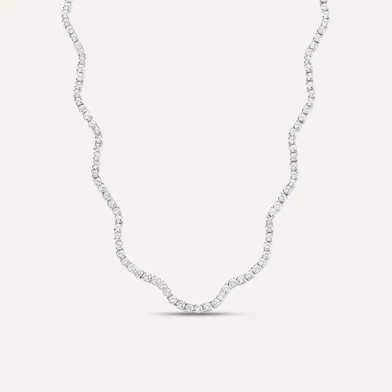 Collana Romantic Shine Ottone Cristallo