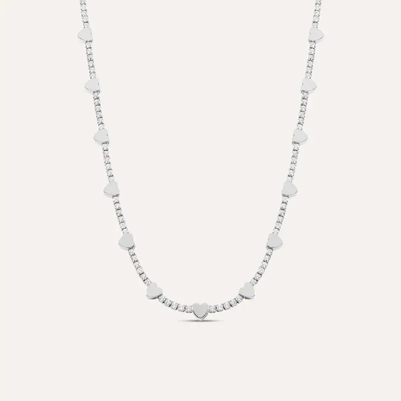 Collana Romantic Shine Ottone Cristallo