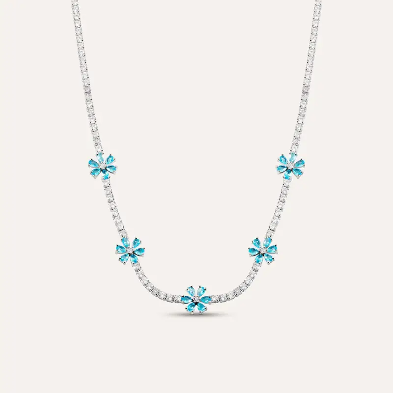 Collana Romantic Shine Ottone Cristallo