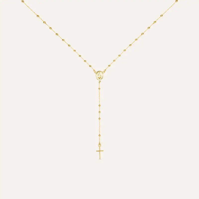 Collana Rosario Holy Oro Giallo